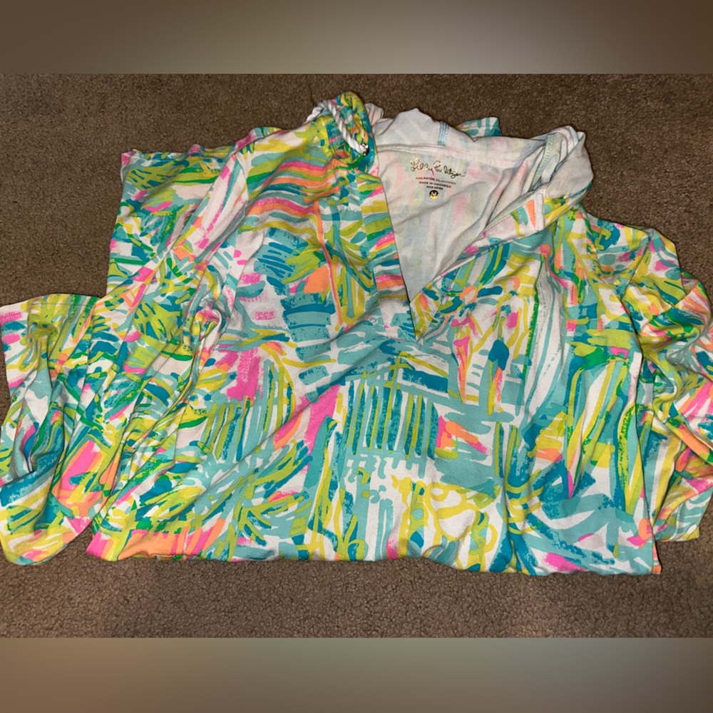 hooded lily pulitzer dress